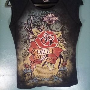 Harley Davidson Rose Top